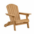 Adirondack-Gartenstuhl 90 x 82 x 100 cm Holz Natur mit Armlehnen